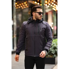 Outdoor Su,soğuk,rüzgar Geçirmez,kapitone,ıçi Kürklü,elyaf Dolgulu,softshell Erkek Montu