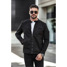 Erkek Dar Kesim Süet Ceket