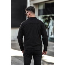 Erkek Su ve Rüzgar Geçirmez Slim Fit Astarlı Mevsimlik Süet Ceket