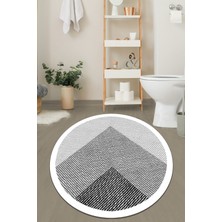Chilai Home Javole Ekru Çap 200x200 cm Djt Banyo Halısı