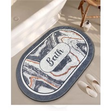 Chilai Home Lomm Gri 60 x 100 Banyo Paspası Djt