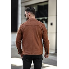 Gm Giyimarket Erkek Siyah Dar Kesim Süet Ceket