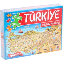 Nessiworld 7213 Türkiye Kültür Haritası Puzzle -Totteriq