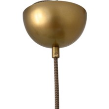 Conana Sarkıt Lale Duy Zigzag Kumaş Kablo Dekoratif (Avize Başlığı Takılabilir Duy) 70CM Metal