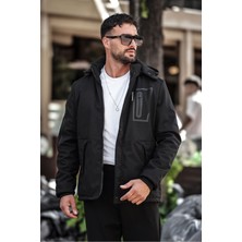 Outdoor Su,soğuk,rüzgar Geçirmez Içi Elyaf Dolgulu Softshell Erkek Montu