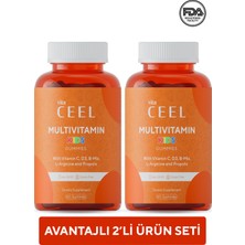 Vita Ceel 2'li Cilt ve Çocuk Gummy Çiğnenebilir Vegan Vitamini