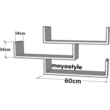 BirbeyStore Duvar Rafı Kitaplık