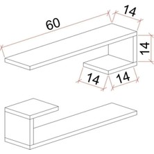 BirbeyStore Duvar Dekorasyonu Raf