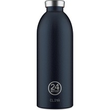 24 Bottles Clima Bottle Rustic Deep Blue Termos 850 ml