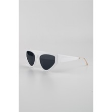 La Viva Beyaz Mat UV400 Filtre Kadın Güneş Gözlüğü G24LVS3303R06