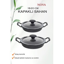 Cook Kitchen Nova 2'li Kapaklı Sahan Seti 18 Cm-20 cm