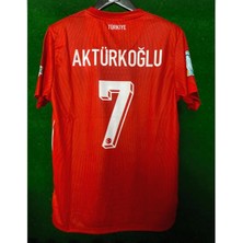 Breathless Türkiye Euro 2024 Kerem Aktürkoğlu Iç Saha Forması (Kırmızı)