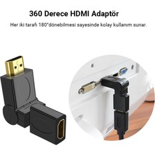 VegGieg 360 Derece HDMI To HDMI Dönüştürücü