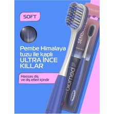 Biomed Ultra Soft Pink Salt Ultra Soft Ince Diş Fırçası Himalaya Tuzu Kaplı