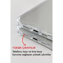 DEİLMİ Apple iPhone 16 Pro Max Uyumlu Darbelere Dayanıklı Sararmaz Şeffaf Silikon Kılıf Kapak