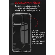 DEİLMİ Apple iPhone 16 Pro Max Uyumlu Darbelere Dayanıklı Sararmaz Şeffaf Silikon Kılıf Kapak