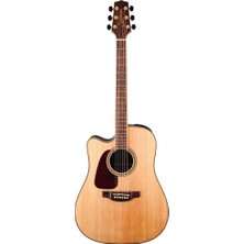 Takamıne GD93CELHNAT 90 Serisi Dreadnought Cutaway Solak Elektro Akustik Gitar