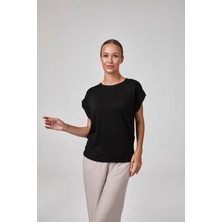 Relactive Kadın Kısa Kollu Bluz T-Shirt