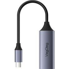 VegGieg Type-C 1000MBPS Gigabit Ethernet Adaptörü Pc, Mac, Konsol, Tv Box Uyumlu