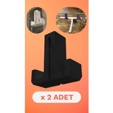 Bonolupo Store 2 Adet Duşakabin Camı Için Çift Taraflı Dayanıklı Askı - Minimalist Tasarım (10 mm Cam Kalınlığı)