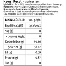 Pol'sGurme Kayısı Reçeli , Chia Tohumlu, %65 Meyve Oranlı 380 gr x2 Adet