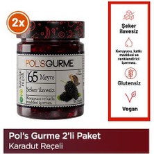 Pol'sGurme Nar Reçeli Chia Tohumlu, %65 Meyve Oranlı 380 gr x2 Adet