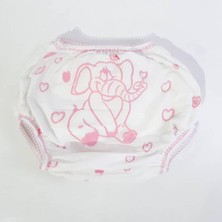 Pembe Kalpli Fil Bebek Alıştırma Külot(2-4 Yaş)