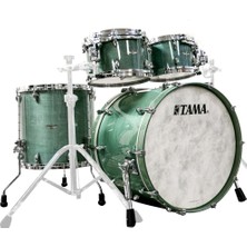 TAMA TW42RZS-SBU STAR Walnut Smoky Blue Mist 4 Parça (22B/10T/12T/16F) Akustik Davul Seti