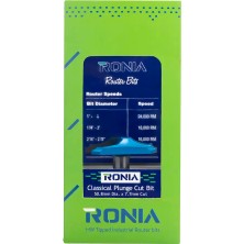 Ronia Ahşap Freze Bıçakları 21-50807712 Motif Freze Ucu Sap(D): 12 mm