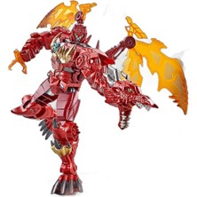 Toyworld Transformers Büyütülmüş Kırmızı Ejderha Çocuk Oyuncakları Hediye 40CM (Yurt Dışından)