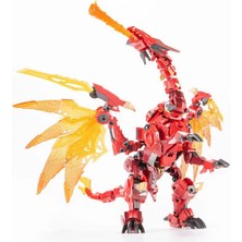 Toyworld Transformers Küçük Ölçekli Kırmızı Ejderha Figürü Maket Koleksiyon Oyuncakları 16CM (Yurt Dışından)