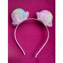 Milena Istanbul Milena Kids Mickey Tüllü Işıltılı Taç