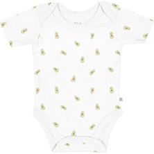 Casadora Baby Avocado  Organik Pamuk Bebek Kısa Kollu Body