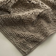 Ecocotton Petra 2'li Banyo Paspas Seti  Karde Pamuk Bej 60 x 90-40 x 60