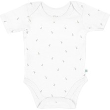 Casadora Baby Feather  Organik Pamuk Bebek Kısa Kollu Body