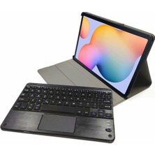 ZH Store Lenovo Tab M10 TB-X505X Için Bluetooth Klavye Koruyucu Deri Kılıf Siyah (Yurt Dışından)