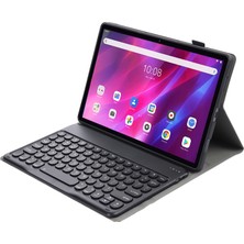 ZH Store Lenovo Qitian K10 TB-X6C6X Için YAK10 Bluetooth Klavye Deri Kılıf Siyah (Yurt Dışından)