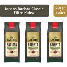 Jacobs Barista Classic Filtre Kahve 200 gr x 3 Adet