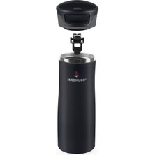 Travel Mug Termos Bardak 0.47 Lt Paslanmaz Çelik Termos Siyah