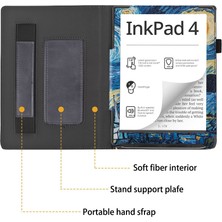 Yue Store Pocketbook Inkpad Color 2 / 3 Için Skin-Fe Deri Kılıf (Yurt Dışından)