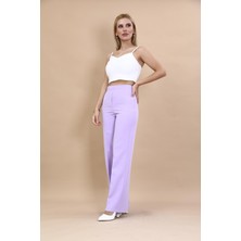 Önder Özsoy Bol Paça Pantolon-Menekşe