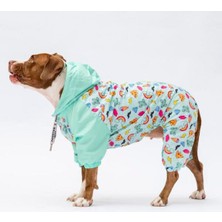 Pawstar Tokyo Polarlı Su Geçirmez Orta Büyük Irk Köpek Yağmurluk Tulum