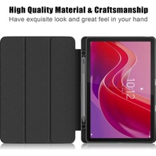 Yue Store Lenovo Tab M11 / Xiaoxin Pad 2024 Için 3 Katlı Deri Kılıf (Yurt Dışından)