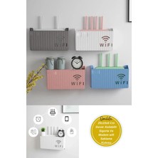 Omilife 25X15X6 cm Parlak Duvara Asılabilir Sigorta ve Modem Wifi Saklama Kutusu