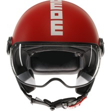 Momo Design Momodesign Fgtr Classic Candy Matt Red White Açık Kask