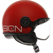 Momo Design Momodesign Fgtr Classic Candy Matt Red White Açık Kask