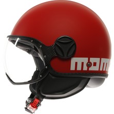 Momo Design Momodesign Fgtr Classic Candy Matt Red White Açık Kask