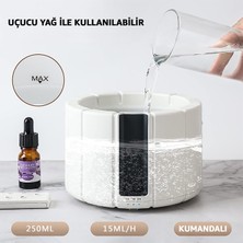 Robeve 250ML Kamp Ateşi Kumandalı Buhar Makinesi Zamanlayıcılı Hava Nemlendirici 7 Renkli LED Işıklı Hava Nemlendirici Aroma Difüzörü Aromaterapi