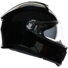 Agv Tourmodular Solid Mplk Black Çene Açılır Kask