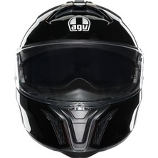 Agv Tourmodular Solid Mplk Black Çene Açılır Kask